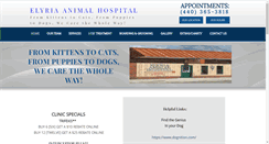 Desktop Screenshot of elyriaanimalhospital.com